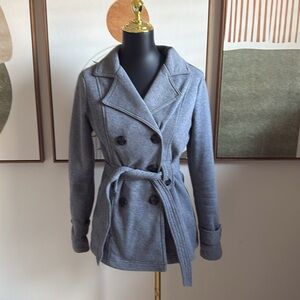 3/$10 Joujou Gray Double Breasted Coat